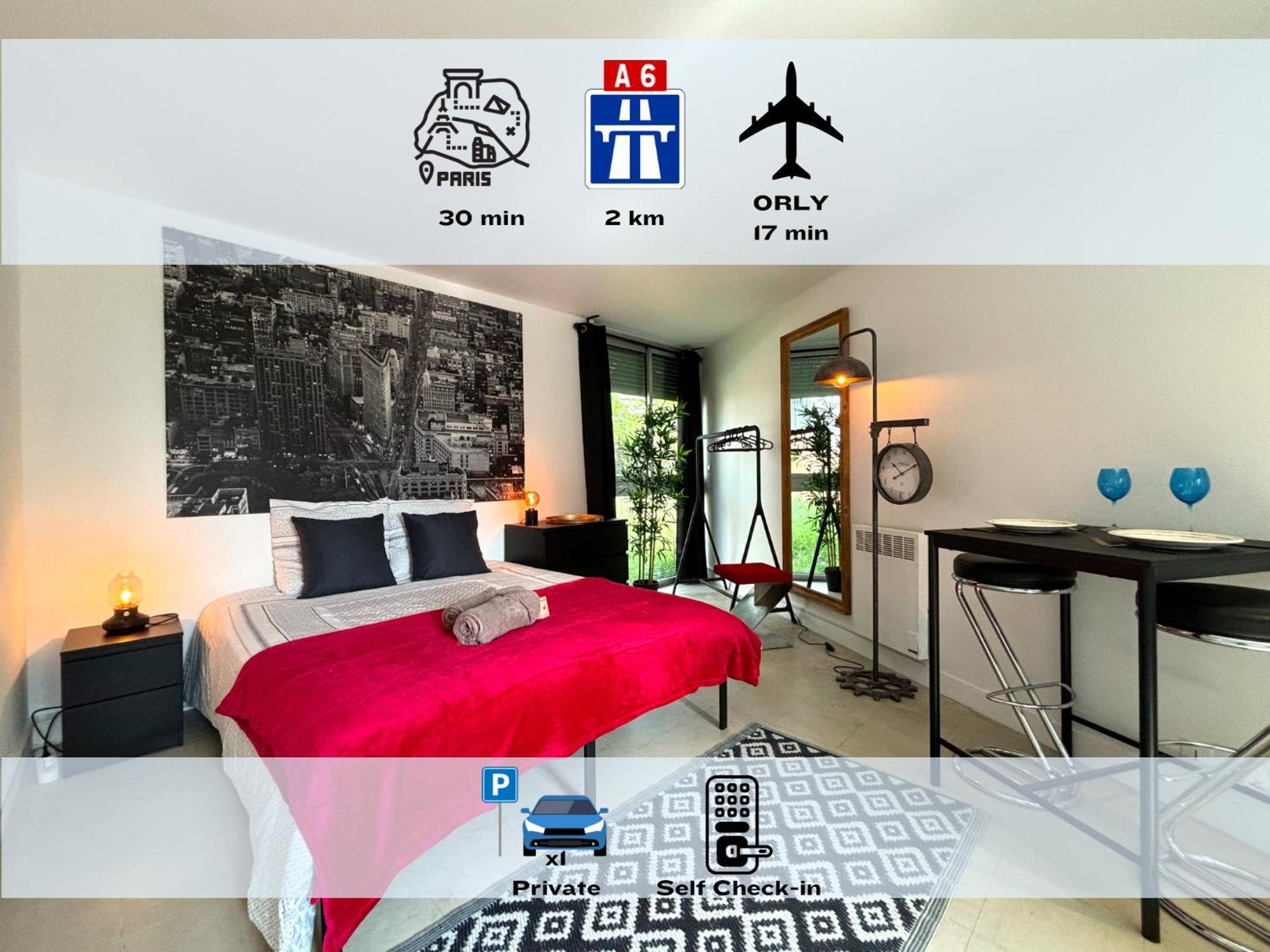 Apartment Les Entrepreneurs - Neufs Et Spacieux, Proche Rer C Et Aeroport Orly *