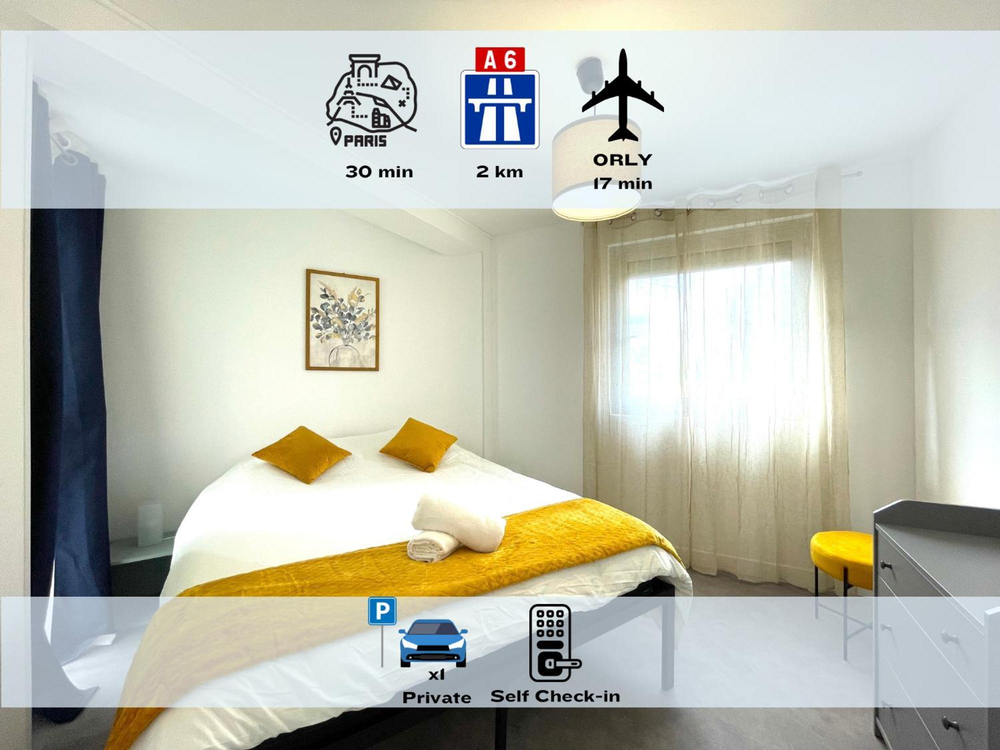 Les Entrepreneurs - Neufs Et Spacieux, Proche Rer C Et Aeroport Orly Apartment