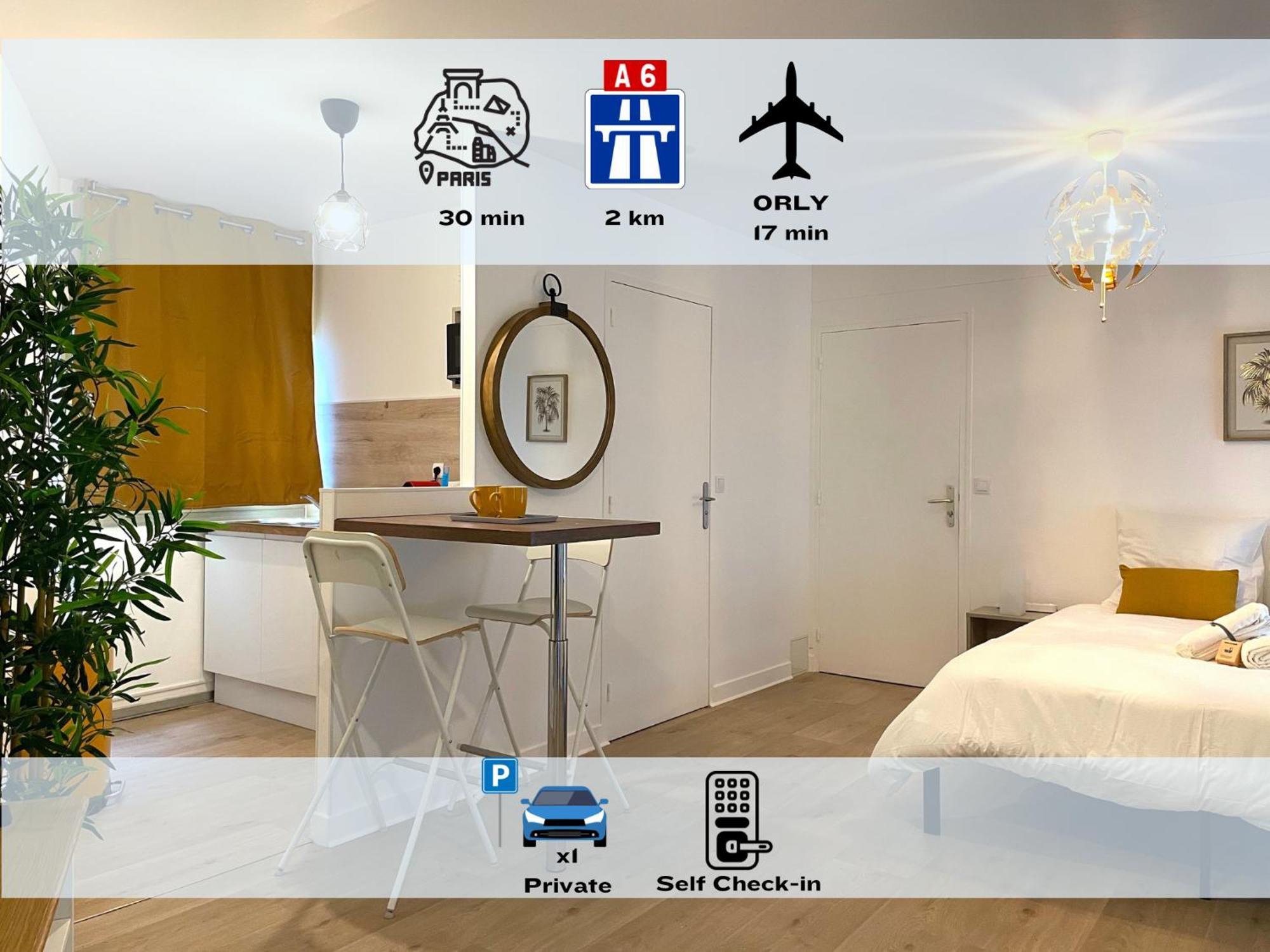 Les Entrepreneurs - Neufs Et Spacieux, Proche Rer C Et Aeroport Orly Apartment Morangis (Essonne)