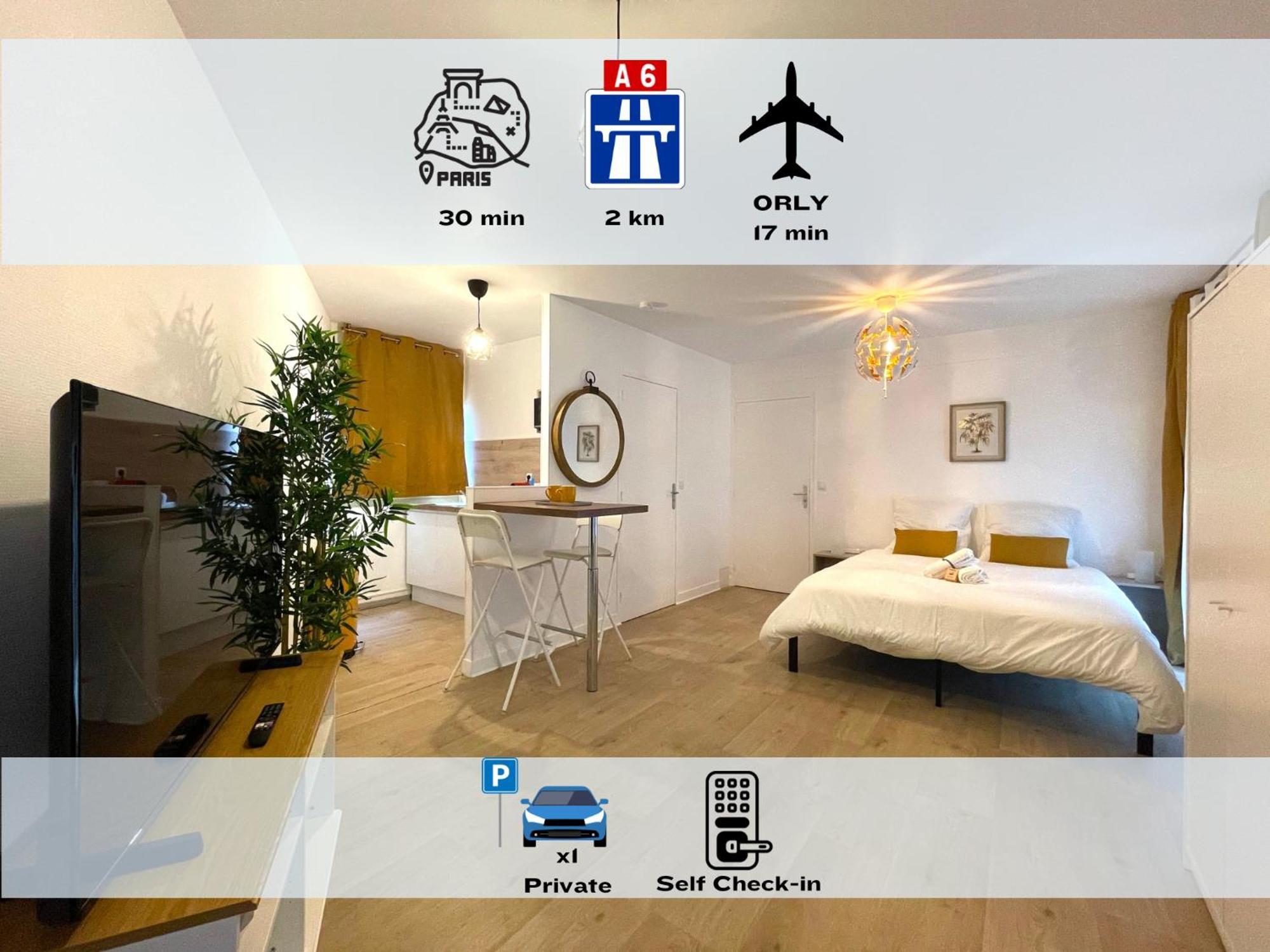 Les Entrepreneurs - Neufs Et Spacieux, Proche Rer C Et Aeroport Orly *